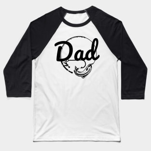 Fishing Dad Baseball T-Shirt